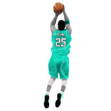 Personalized Basketball Player Wall Decal - Custom Name Sports Wall Sticker Peel and Stick VWAQ - HOL31