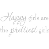 Happy Girls are the Prettiest Girls Audrey Hepburn Wall Decal VWAQ
