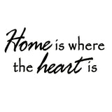 VWAQ Home is Where the Heart is Vinyl Wall Decal - VWAQ Vinyl Wall Art Quotes and Prints