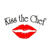 VWAQ Kiss the Chef Vinyl Wall Art Decal - VWAQ Vinyl Wall Art Quotes and Prints