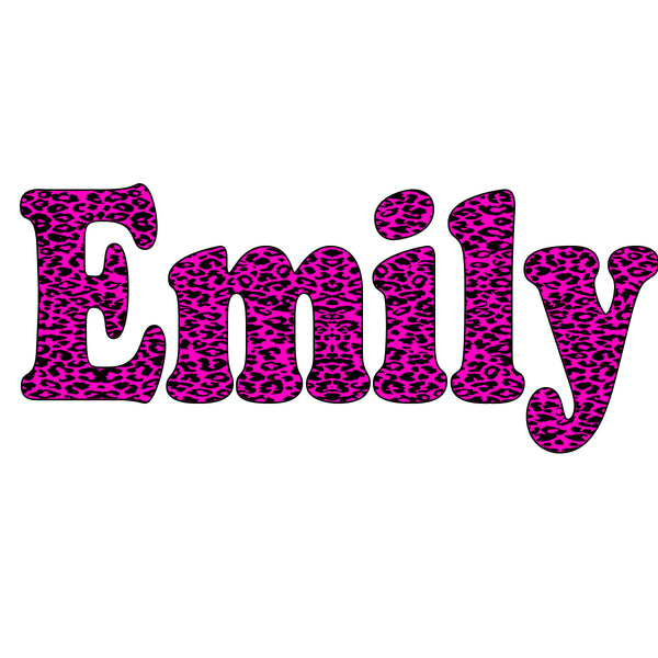 Nursery Custom Name Wall Decal Sticker, 23" W By 8" H, Girl Name