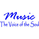 Music Is The Voice of the Soul Vinyl Wall Decal VWAQ