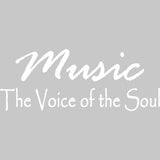 Music Is The Voice of the Soul Vinyl Wall Decal VWAQ