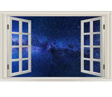 VWAQ Galaxy Wall Decal Wall Stickers Vinyl Art - 3D Outer Space Wall Decals - NWT3 - VWAQ Vinyl Wall Art Quotes and Prints