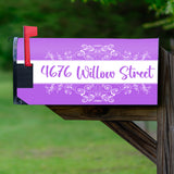 Flora Personalized Mailbox Decals Cover Custom Address VWAQ - PMBM17