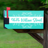 Flora Personalized Mailbox Decals Cover Custom Address VWAQ - PMBM17