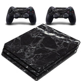 VWAQ PS4 Pro Black Skin Cover Playstation 4 Pro Marble Granite Decal - PPGC6 - VWAQ Vinyl Wall Art Quotes and Prints