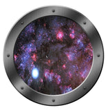 VWAQ Galaxy Porthole, Space Window Decal - Outer Space Clings - PS14 - VWAQ Vinyl Wall Art Quotes and Prints