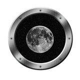 VWAQ Space Ship Window Porthole Moon View Peel N Stick Vinyl Wall Decal - PS5 - VWAQ Vinyl Wall Art Quotes and Prints