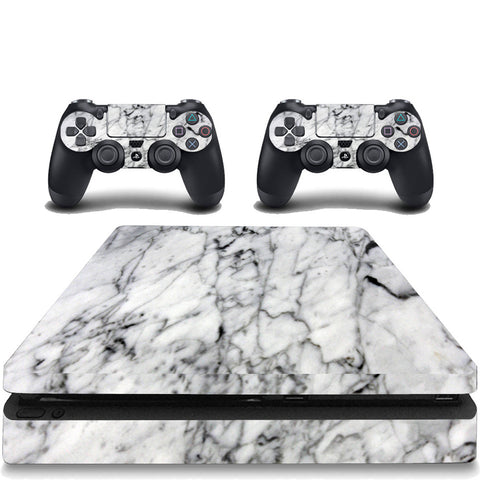 VWAQ Marble Skin PS4 Slim Game Console and Constroller Skins Playstation 4 Slim Cover Skins - PSGC7 - VWAQ Vinyl Wall Art Quotes and Prints