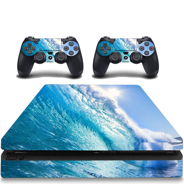 VWAQ PS4 Slim Water Skin Sticker Playstation 4 Slim Ocean Skin Decal - PSGC9 - VWAQ Vinyl Wall Art Quotes and Prints