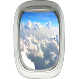 VWAQ Peel and Stick Airplane Window Clouds View Vinyl Wall Decal - PW18 - VWAQ Vinyl Wall Art Quotes and Prints
