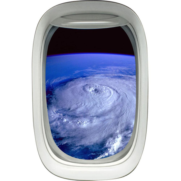 Aerial Hurricane View Peel and Stick Vinyl Wall Decal - PW9 - VWAQ Vinyl Wall Art Quotes and Prints