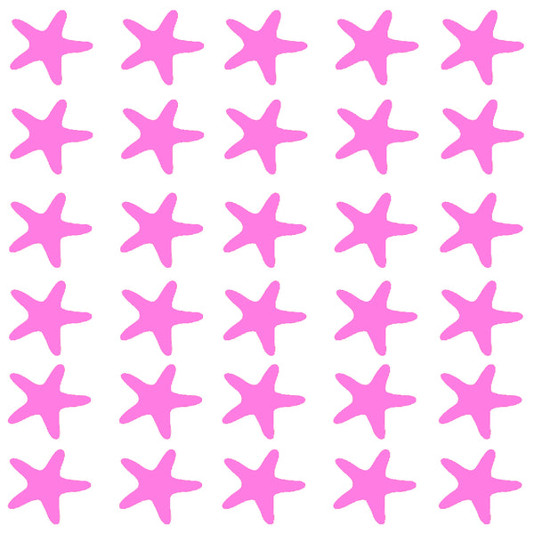 VWAQ Peel and Stick Pack of 30 Starfish Wall Decals - VWAQ Vinyl Wall Art Quotes and Prints