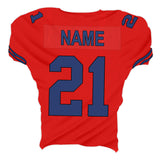 Personalized Football Jersey Decal Sports Room Decor with Name and Number VWAQ - FB5