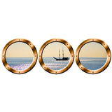 VWAQ Cruise Ship Bronze Window Porthole Peel & Stick Wall Decals - BPW6 - VWAQ Vinyl Wall Art Quotes and Prints