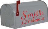 Personalized Mailbox Name Sticker Custom Mailbox Address Decals VWAQ - TTC19