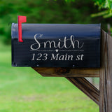 Personalized Mailbox Name Sticker Custom Mailbox Address Decals VWAQ - TTC19