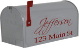 VWAQ Custom Mailbox Sticker Personalized Mailbox Address Decals for House - TTC23