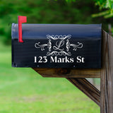 Mailbox Custom Monogram Sticker Mailbox Lettering VWAQ - TTC6