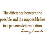 The Difference Between the Possible Tommy Lasorda Vinyl Wall Decal VWAQ