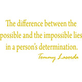 The Difference Between the Possible Tommy Lasorda Vinyl Wall Decal VWAQ