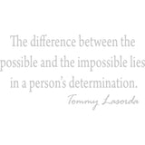 The Difference Between the Possible Tommy Lasorda Vinyl Wall Decal VWAQ