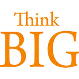 Think BIG Inspirational Positive Thinking Vinyl Wall art Decal VWAQ - 1770