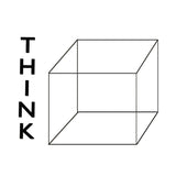 VWAQ Think Outside the Box Creative Vinyl Wall Art Decal - VWAQ Vinyl Wall Art Quotes and Prints