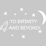 To Infinity and Beyond Wall Decal VWAQ
