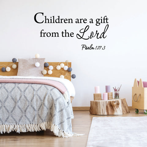 VWAQ Children are a gift from the Lord Wall Quotes Decal - VWAQ Vinyl Wall Art Quotes and Prints