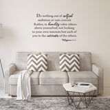 VWAQ Do Nothing Out of Selfish Ambition Bible Wall Quotes Decal - VWAQ Vinyl Wall Art Quotes and Prints