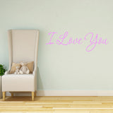 VWAQ I Love You Vinyl Wall Decal - VWAQ Vinyl Wall Art Quotes and Prints