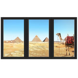 VWAQ - Egyptian Pyramid Wall Mural Desert Window Decal Peel and Stick - OW10 - VWAQ Vinyl Wall Art Quotes and Prints