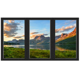 VWAQ - Landscape Window Wall Decal Office Vacation Nature Vinyl Mural Decor - OW07 - VWAQ Vinyl Wall Art Quotes and Prints