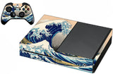 VWAQ The Great Wave Of Kanagawa Skin For Xbox One Console And Controller Skin - VWAQ Vinyl Wall Art Quotes and Prints