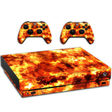 VWAQ Flame Xbox One X Decals For Console And Controllers Fire Skin - XXGC3 - VWAQ Vinyl Wall Art Quotes and Prints