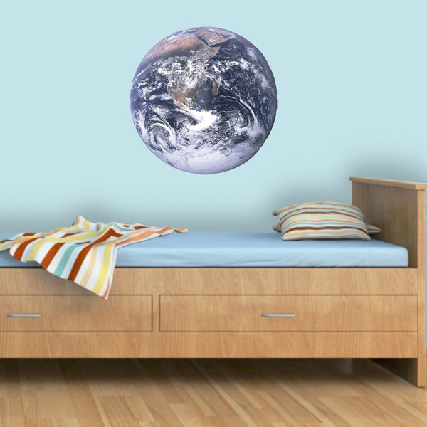 VWAQ Earth Peel & Stick Vinyl Wall Decal Globe Sticker Kids Room Wall Art ED1 - VWAQ Vinyl Wall Art Quotes and Prints