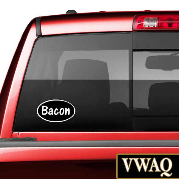 Bacon Window Decal - VWAQ Vinyl Wall Art Quotes and Prints