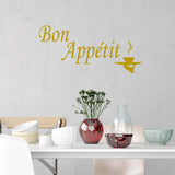 VWAQ Bon AppÃ©tit Wall Quotes Decal Cooking Quotes - VWAQ Vinyl Wall Art Quotes and Prints