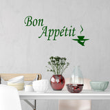 VWAQ Bon AppÃ©tit Wall Quotes Decal Cooking Quotes - VWAQ Vinyl Wall Art Quotes and Prints