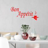 VWAQ Bon AppÃ©tit Wall Quotes Decal Cooking Quotes - VWAQ Vinyl Wall Art Quotes and Prints