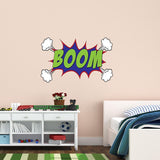 VWAQ Boom Comic Book Peel and Stick Vinyl Wall Decal - VWAQ Vinyl Wall Art Quotes and Prints