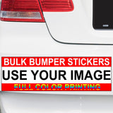 VWAQ Custom Bumper Stickers Bulk Order Bumper Sticker Pack, Upload Your Image - VWAQ Vinyl Wall Art Quotes and Prints