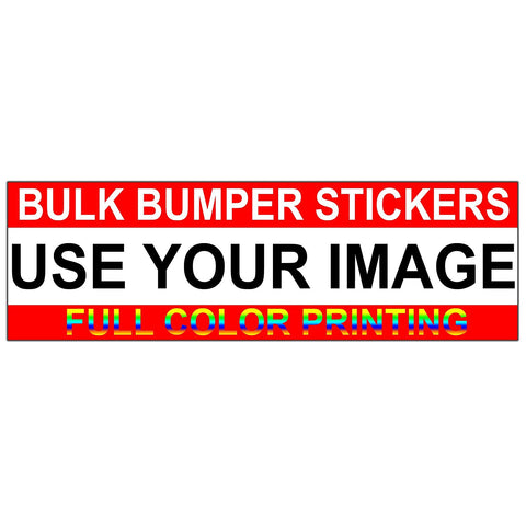 VWAQ Custom Bumper Stickers Bulk Order Bumper Sticker Pack, Upload Your Image - VWAQ Vinyl Wall Art Quotes and Prints