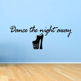 VWAQ Dance the Night Away Disco Wall Decals Quotes - VWAQ Vinyl Wall Art Quotes and Prints