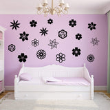 Flower Decals for Wall Nursery - Wall Stickers Decor VWAQ