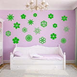 Flower Decals for Wall Nursery - Wall Stickers Decor VWAQ