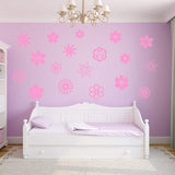 Flower Decals for Wall Nursery - Wall Stickers Decor VWAQ