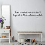 bible verse wall decals in Spanish